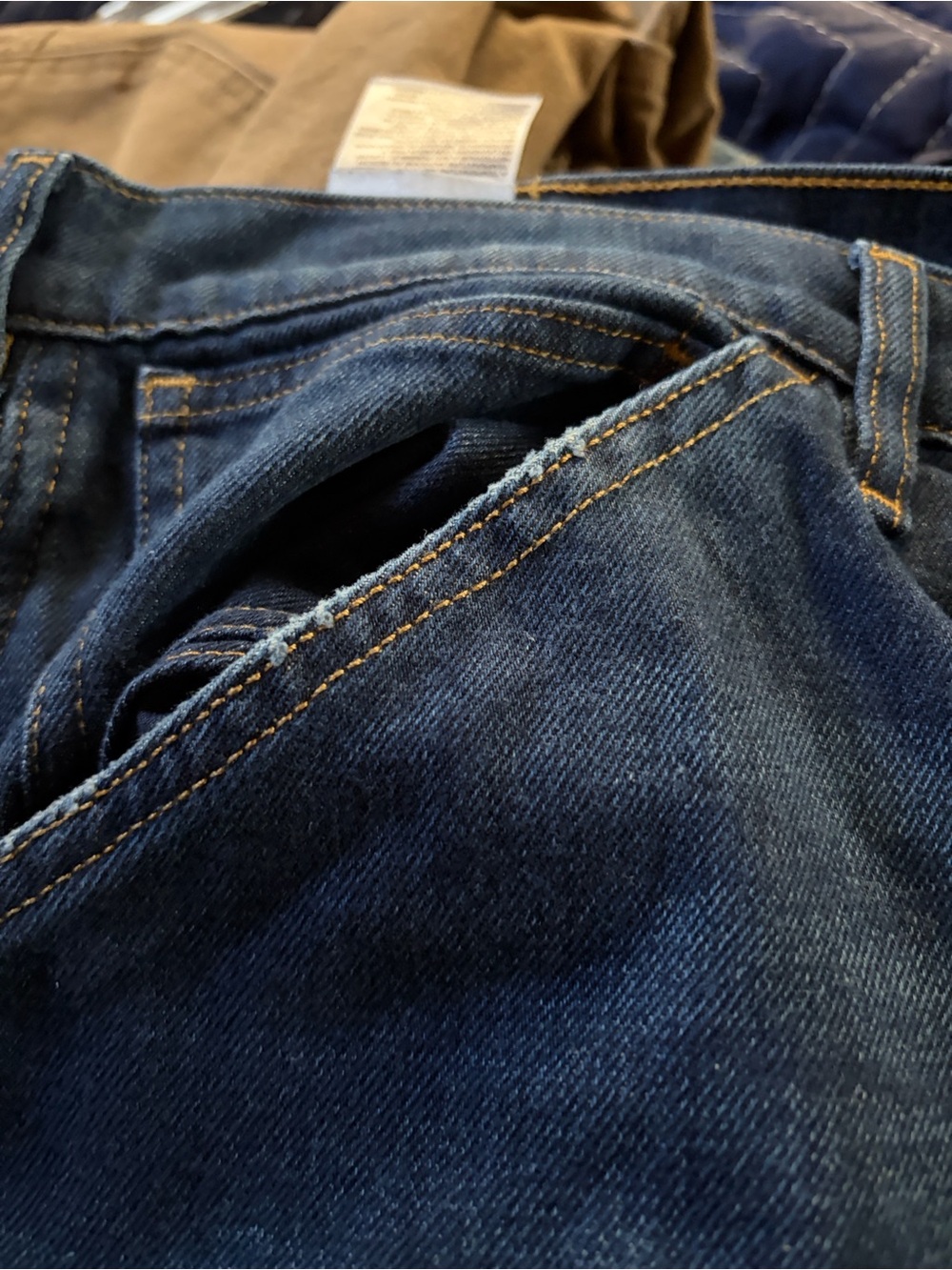Levi's Men's Relaxed Workwear Jeans - Blue size 38x32 - Picture 4 of 7